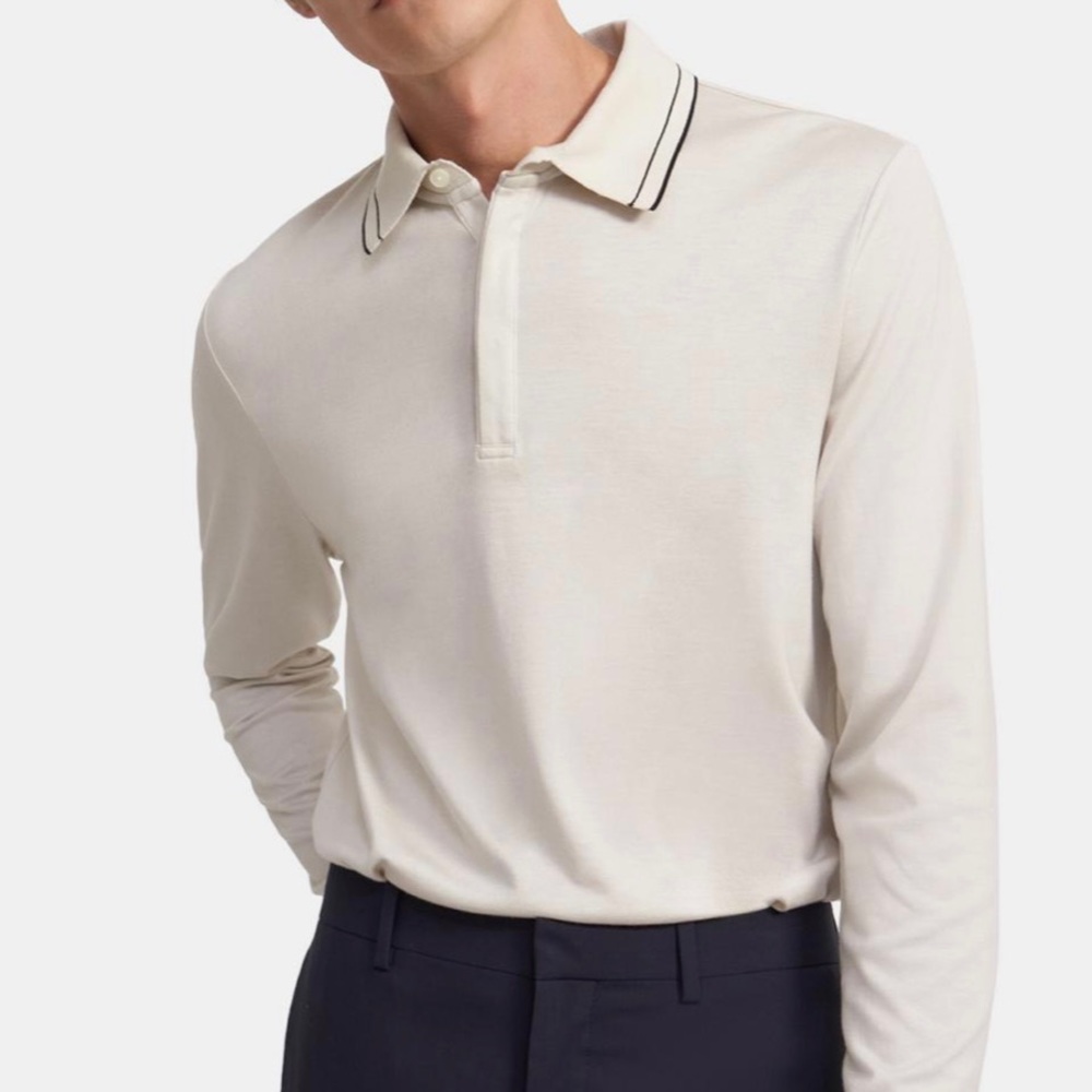 Theory Polo Beige - Cotton/silk - Nice material